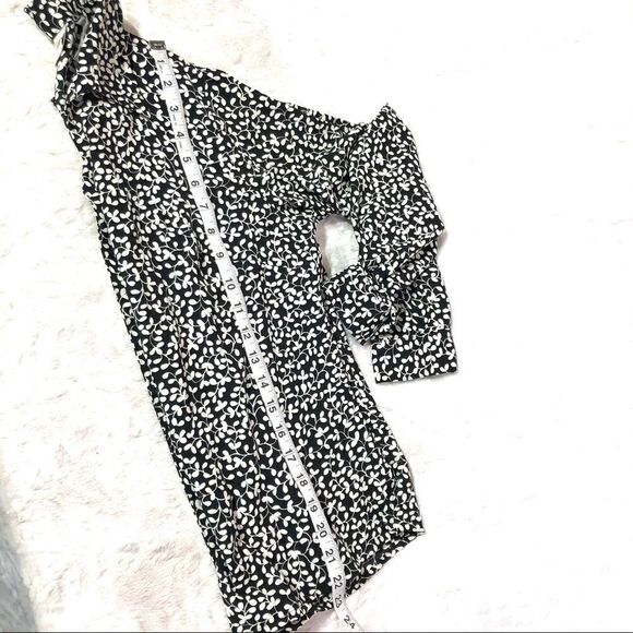 Covington petite floral button up blouse shirt top - Picture 10 of 12